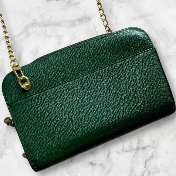 LV Taiga leather clutch crossbody - Picture 7 of 16